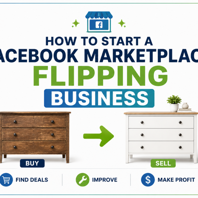 How to Start a Facebook Marketplace Flipping Business