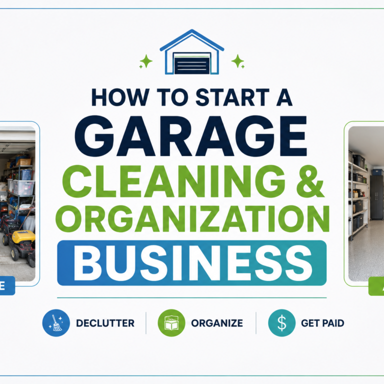 How to Start a Garage Cleaning & Organization Business